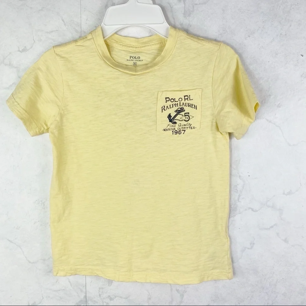 [Ralph Lauren] Yellow Whale Marine Graphic Tee